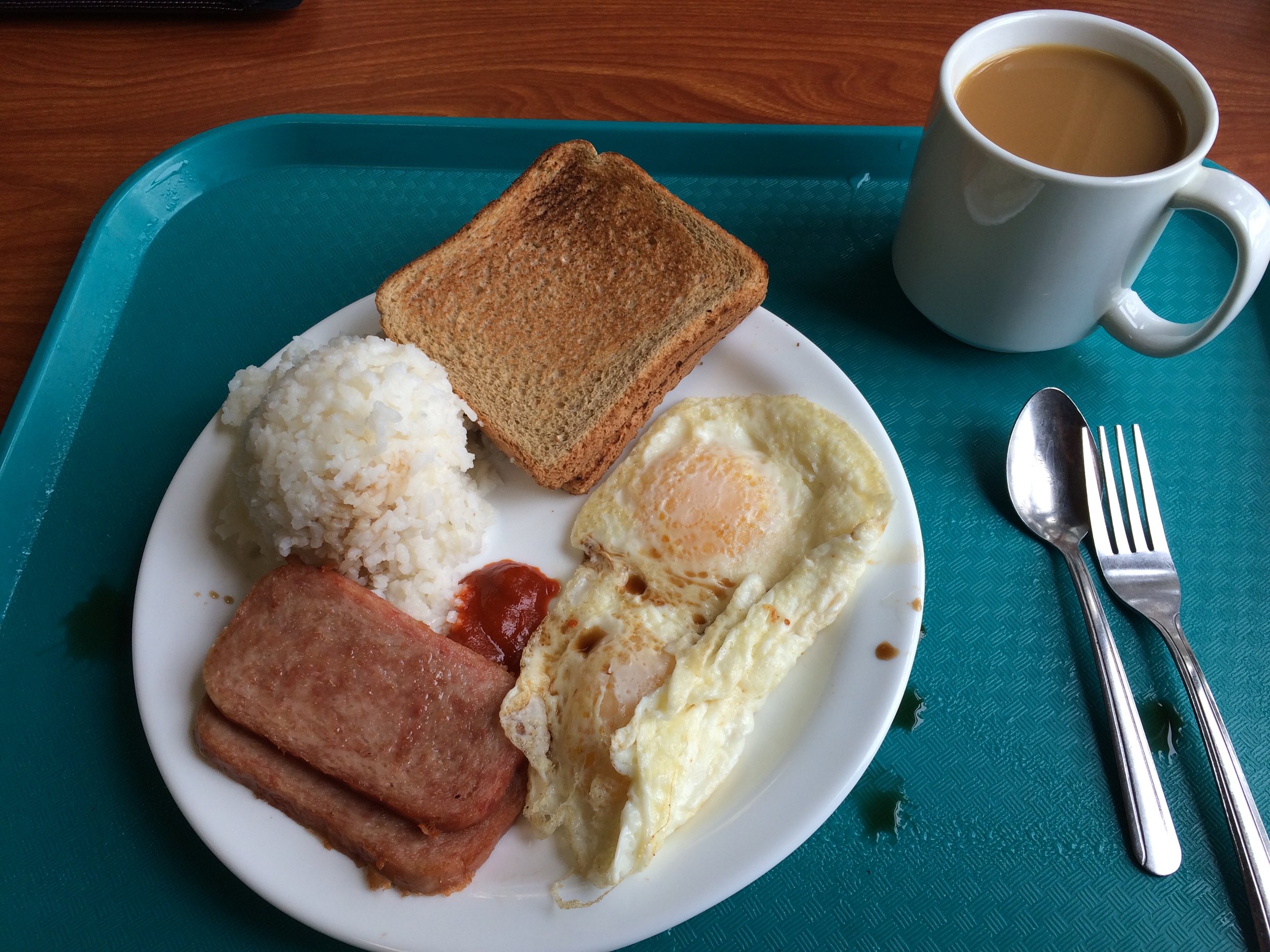 The most perfect breakfast ever - Kilauea Military Camp