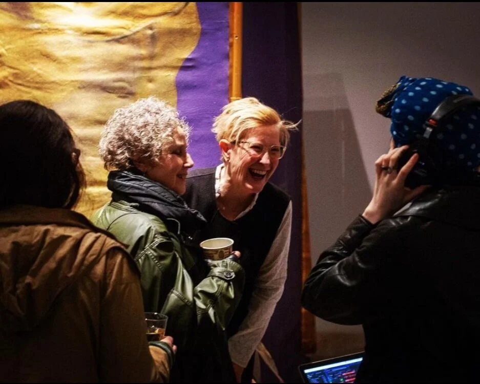 talkPOPc Philosophy Party and FUNDRAISER @ Postmasters Gallery with work by Dr. Dena Shottenkirk and Resident Philosopher Anatoly Nichvoloda