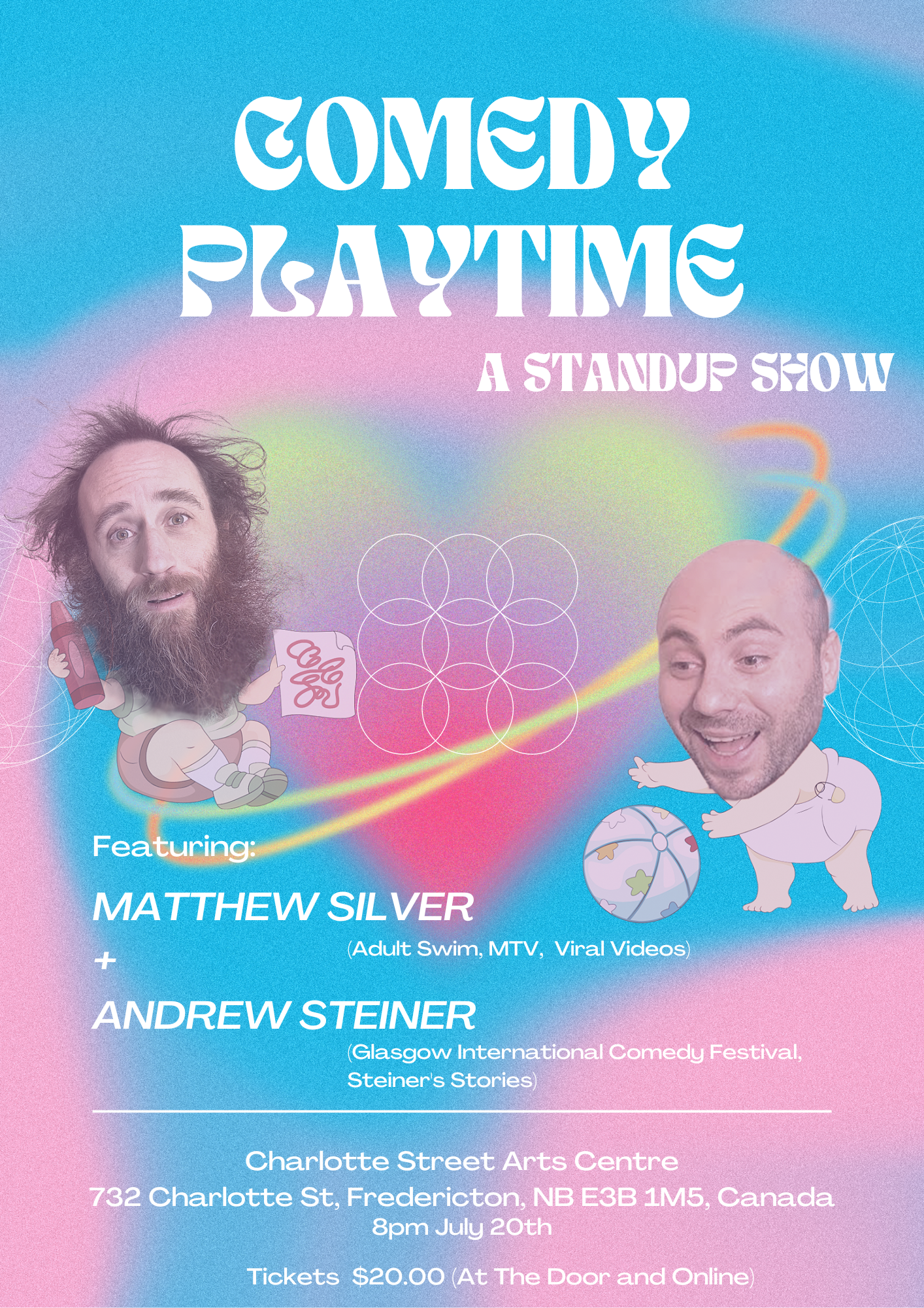 COMEDY PLAYTIME STANDUP w/ Matthew Silver + Andrew Steiner 