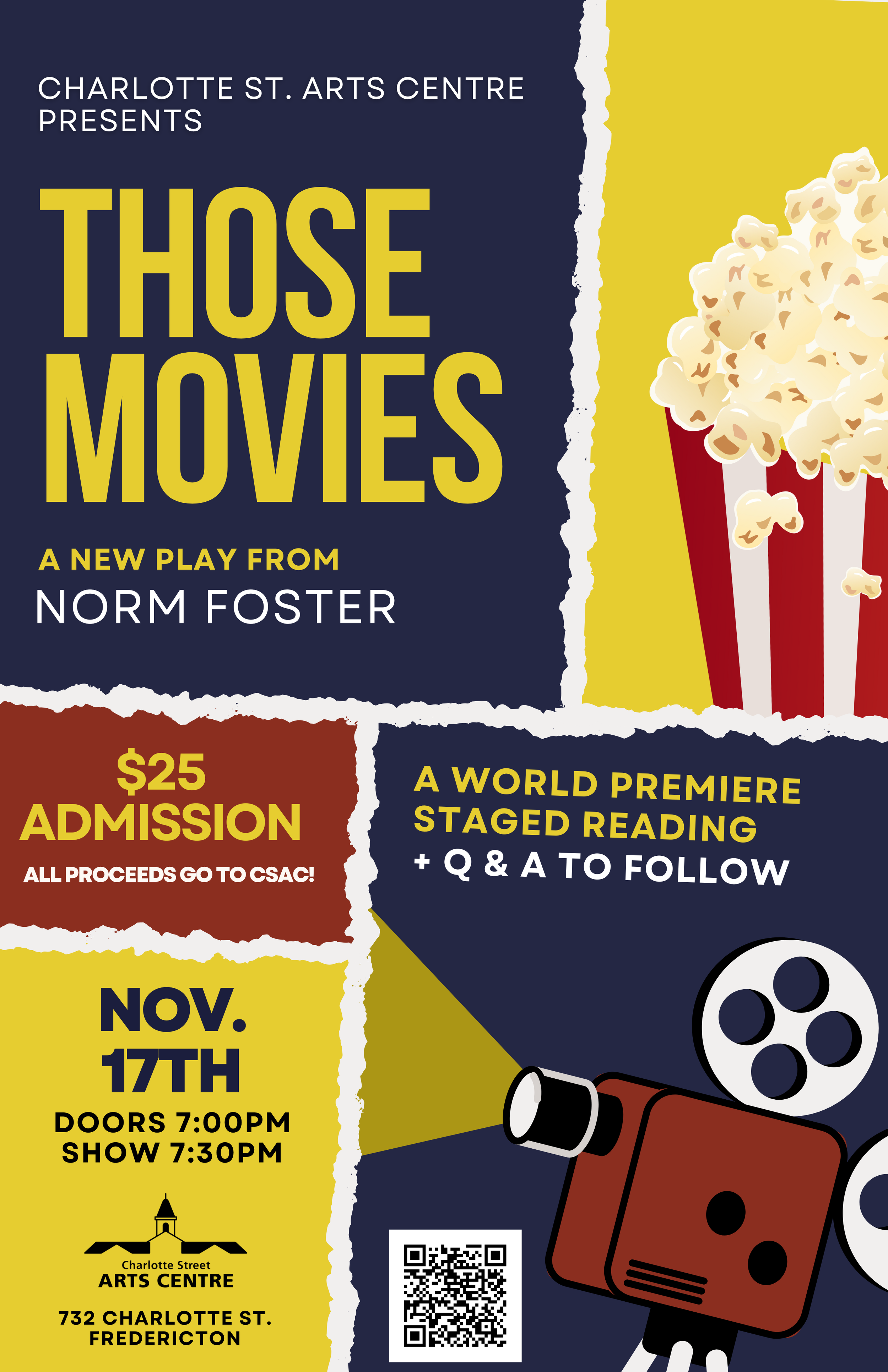'Those Movies' by Norm Foster - World Premiere