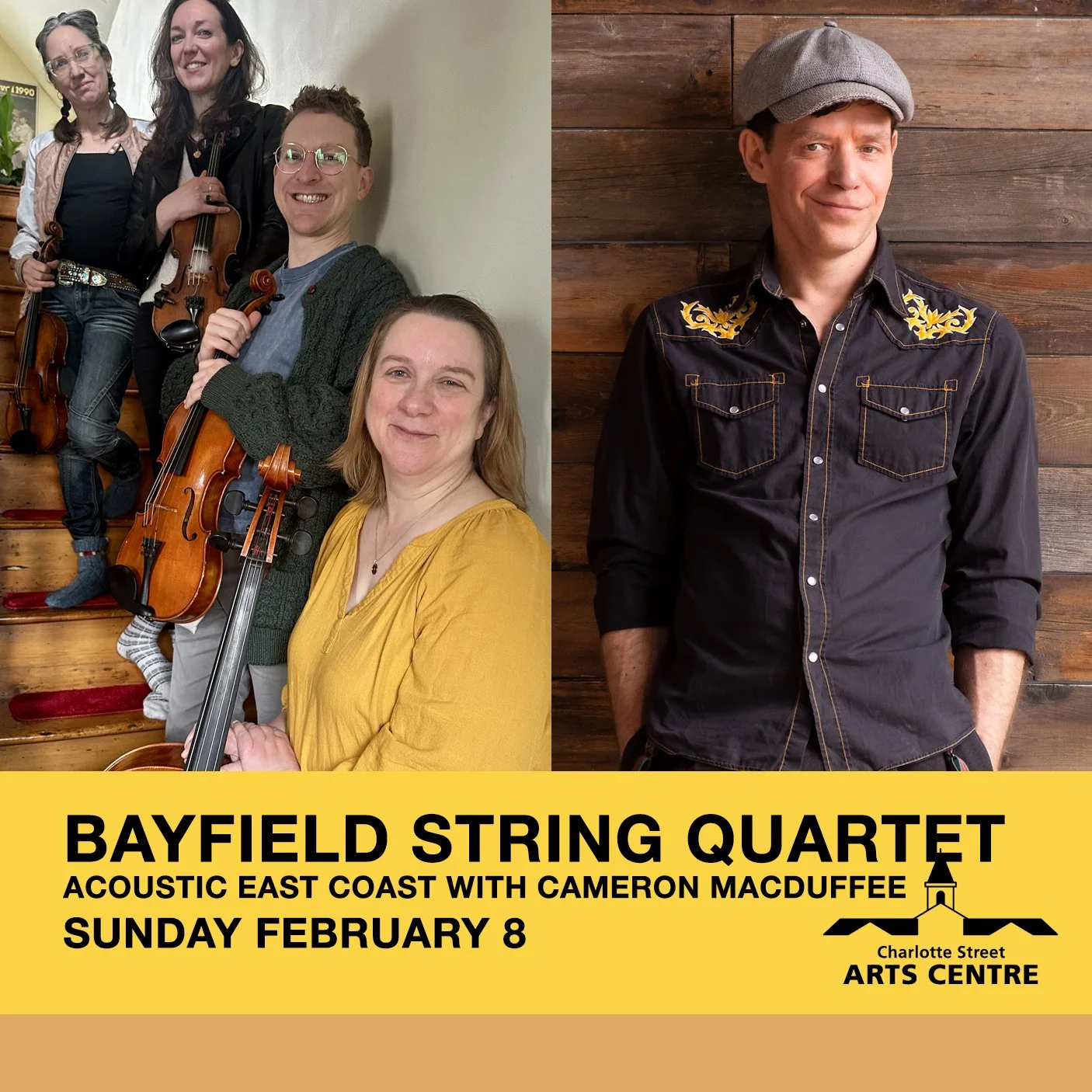 Acoustic East Coast - Bayfield String Quartet with Cameron MacDuffee
