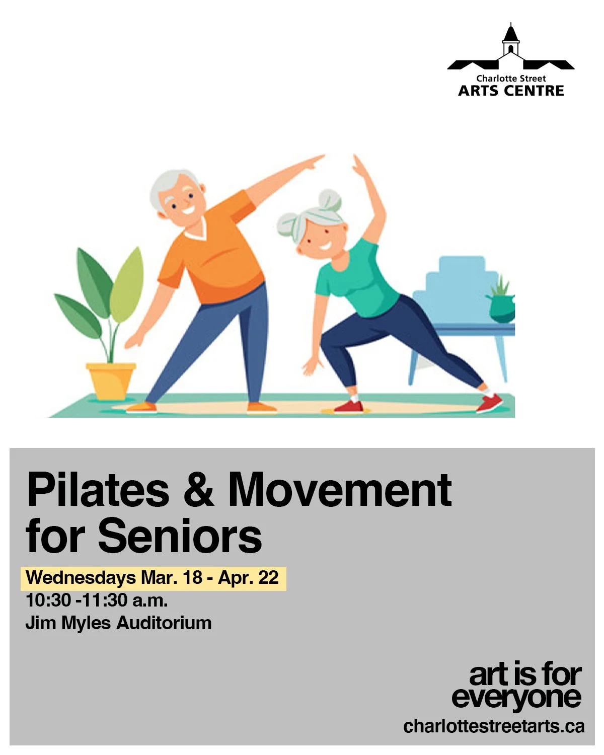 Pilates & Movement for Seniors (Wednesdays)