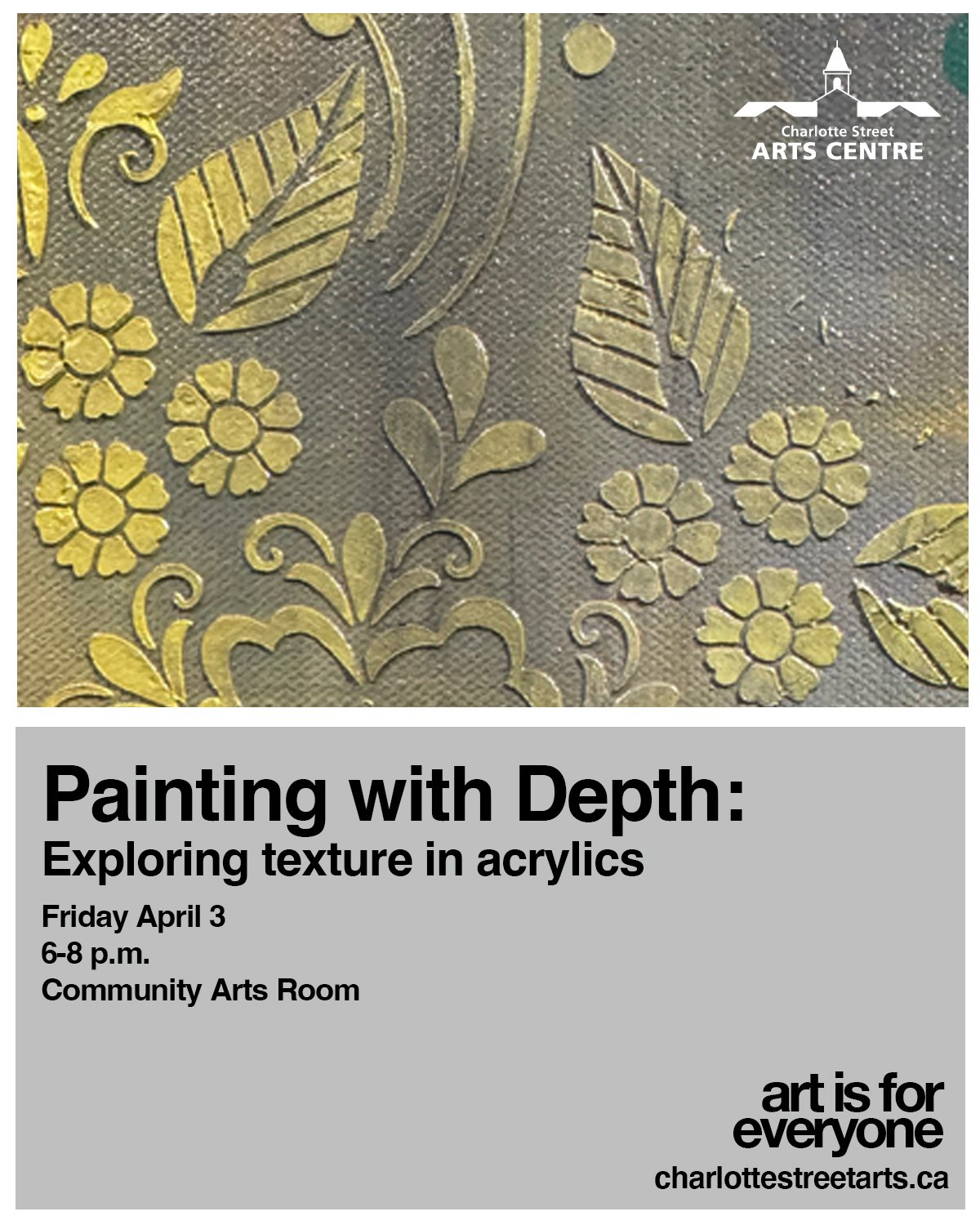 Painting with Depth: Exploring Texture in Acrylics (Spring)