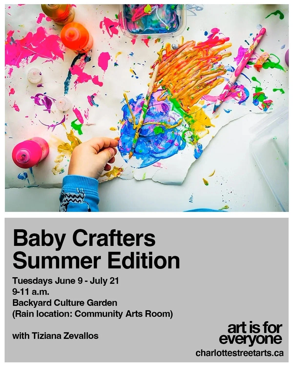 Baby Crafters - An Art Class for Parents, Infants, and Toddlers (Summer Session 1)
