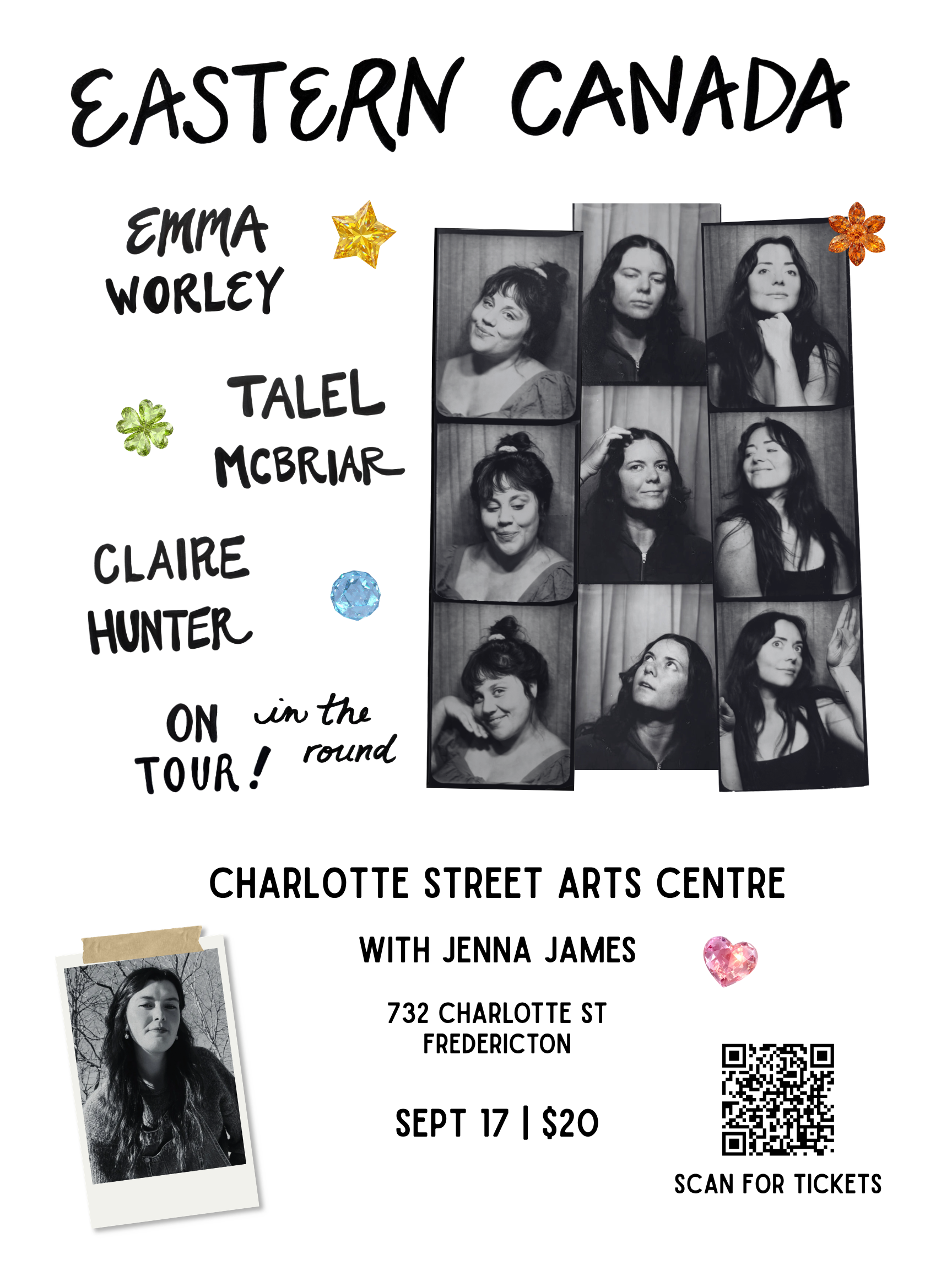 Claire Hunter, Emma Worley &amp; Talel McBriar with Jenna James