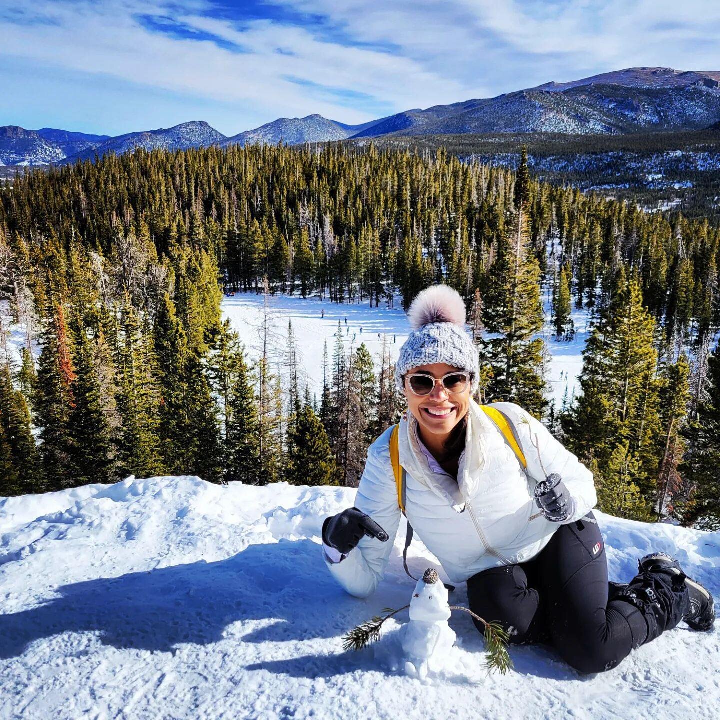 Let's go hiking in every season! Bring your friends! Make some friends!

What will we do- you ask?  Dance on a frozen lake at 10,000 ft ! Enjoy the views from trees, skis or our knees! 

Rocky Mountain National Park is a treasure!  The hike to Emeral