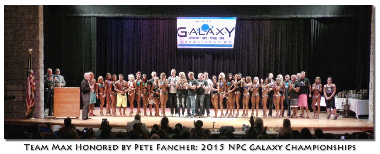 Team max is recognized for losing over 500lbs collectively to compete. Team max took home 13 trophies.