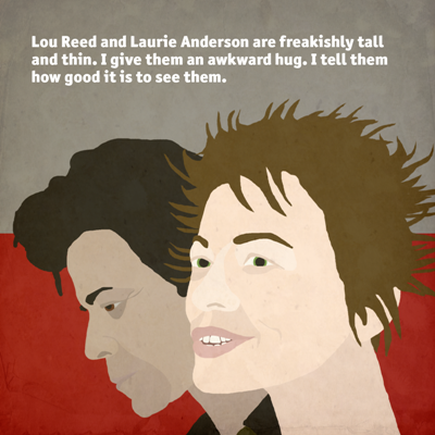 Laurie Anderson and Lou Reed are Tall