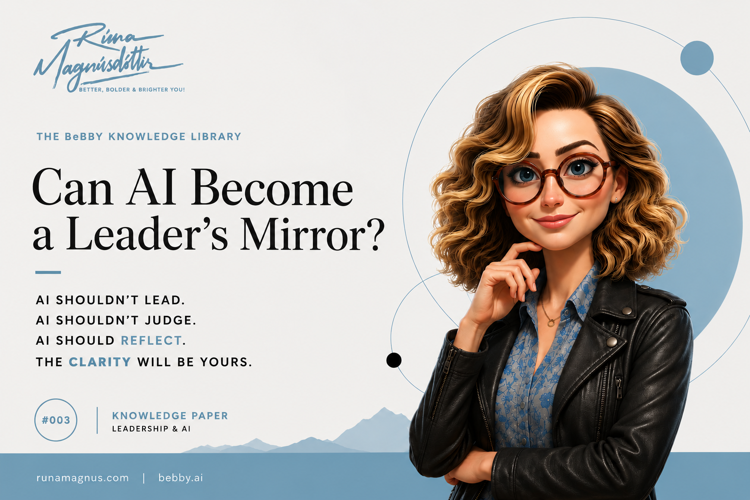 Can AI Become a Leader's Mirror?
