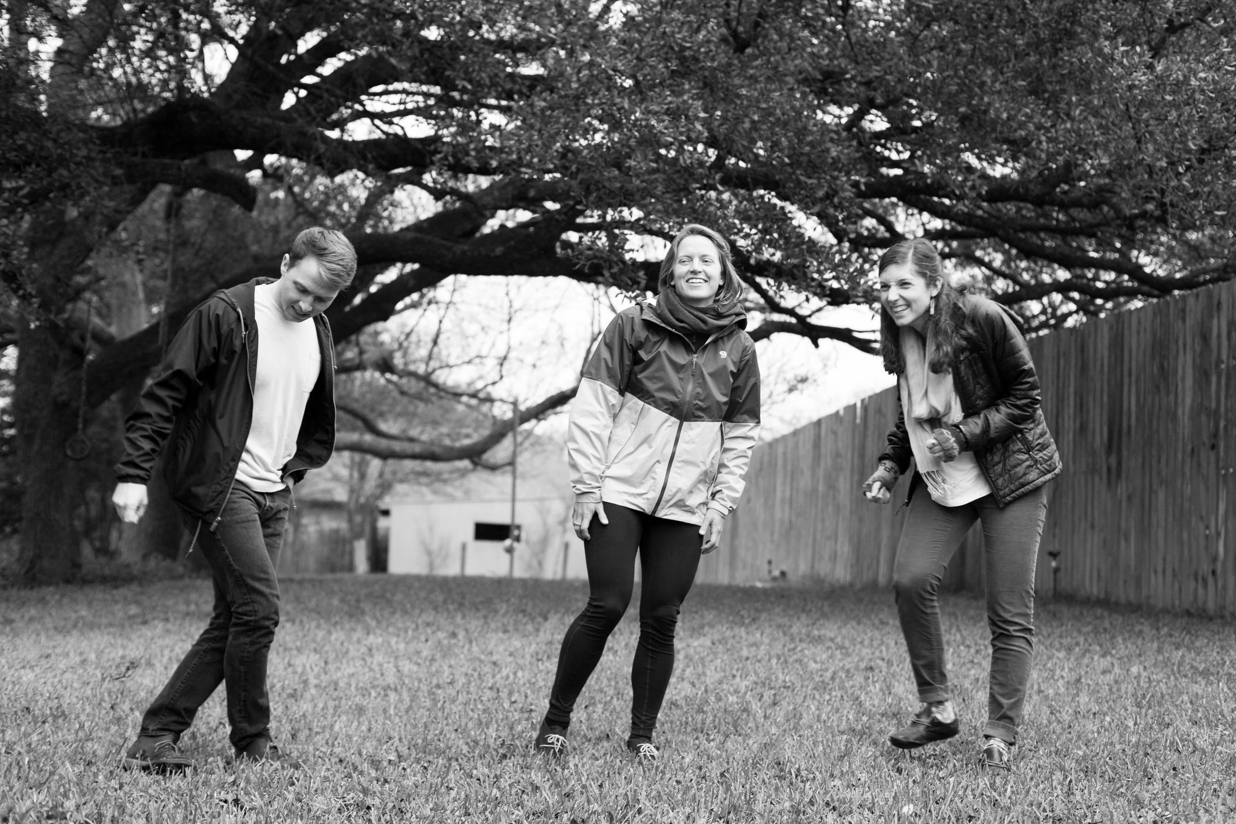 Are y’all competitive with each other? “No, not really…Oh, I just stepped in poop!” “Poop?!? From who?” “From WHOM…”