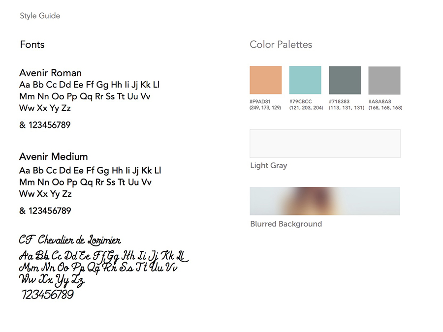 Fonts + Colors