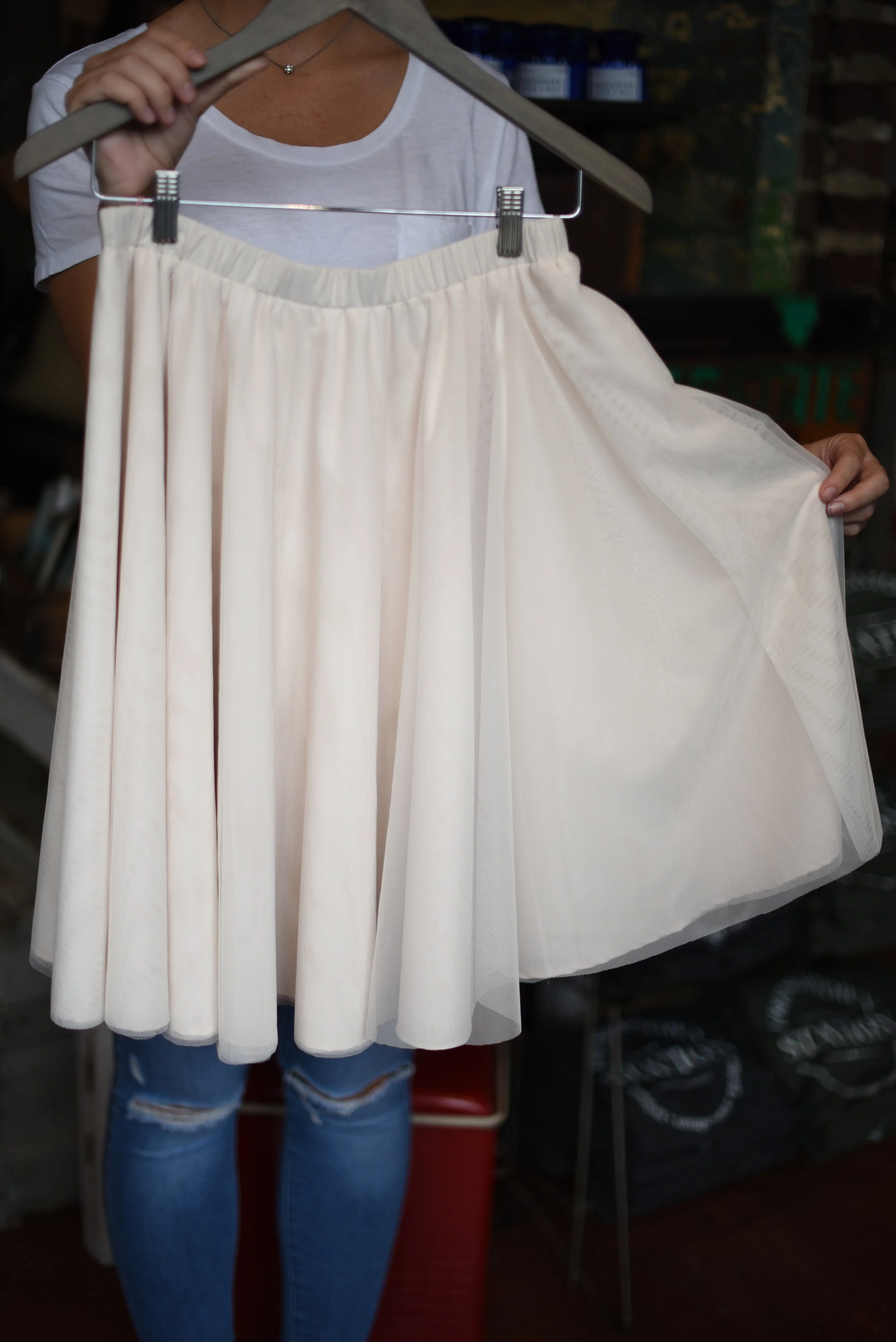  Tulle Skirt: Eggnog 