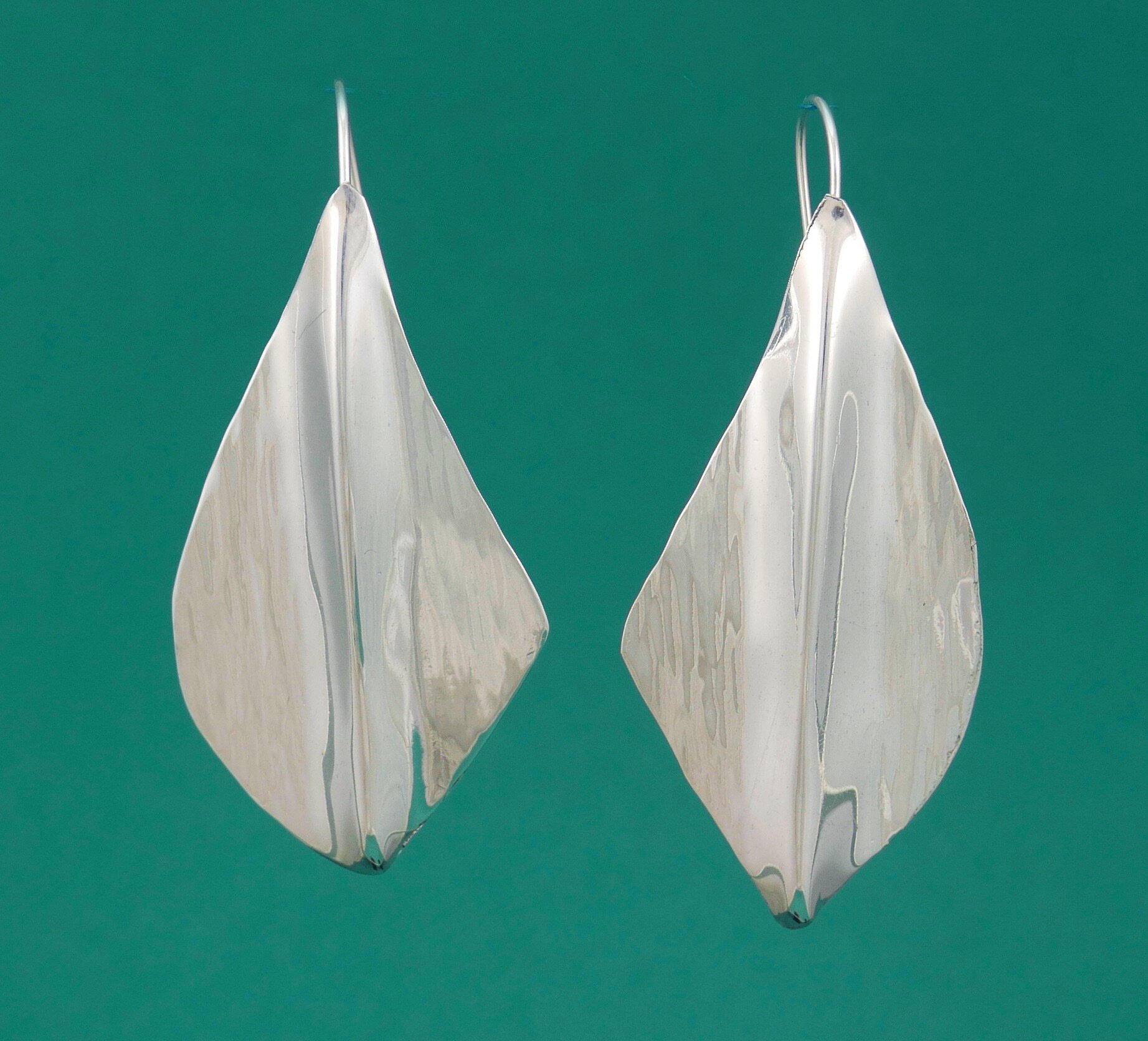 Silver Shield Earrings — Seattle Raindrop® Jewelry