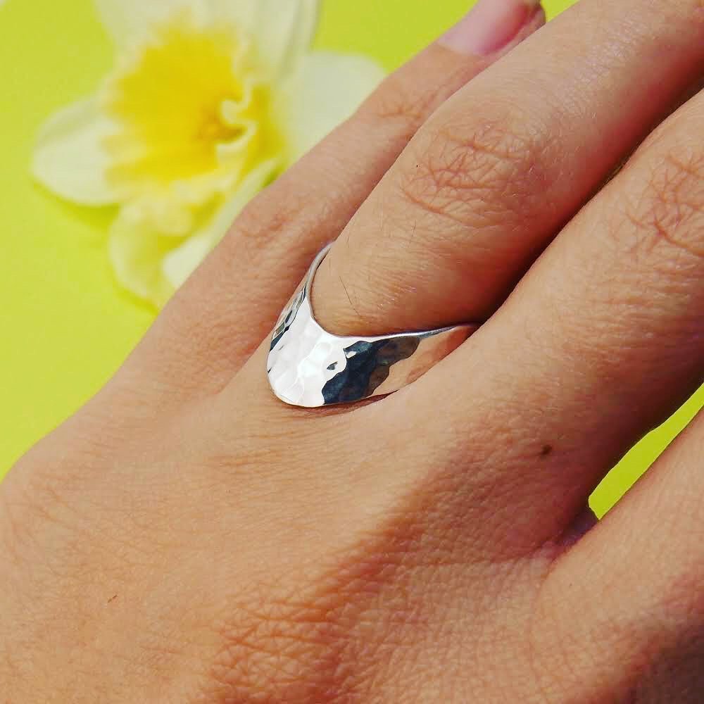 Vervreemden Maken Verdeel Sterling Silver V Ring — Seattle Raindrop® Jewelry