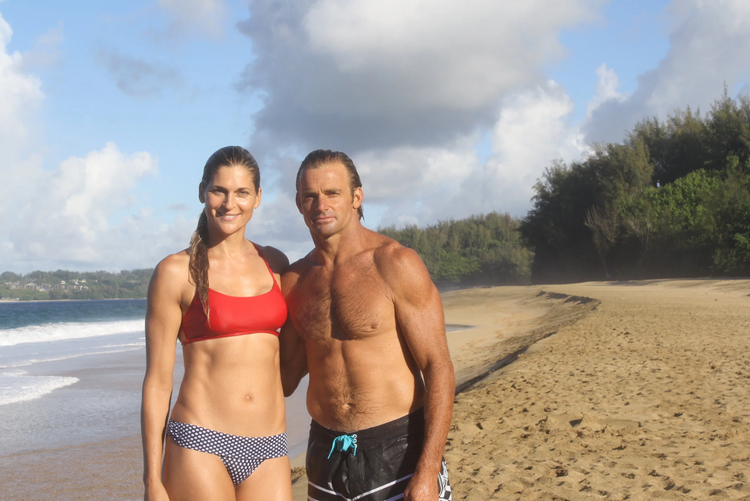 Gabby Reece and Laird Hamilton