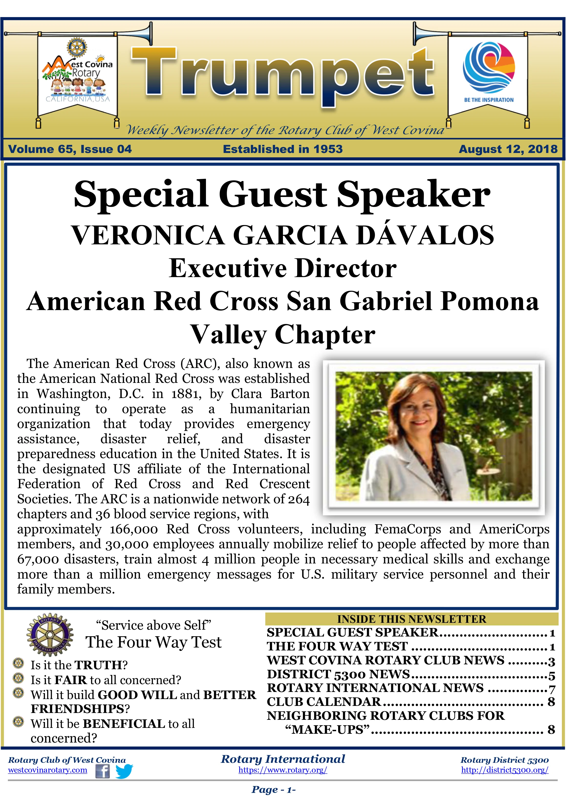 Trumpet Newsletter - Volume 65, Issue 04