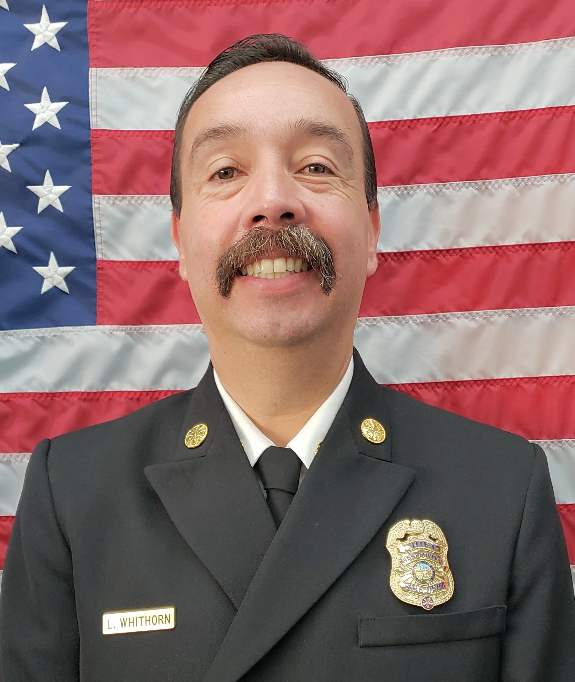 West Covina Fire Chief Larry Whithorn