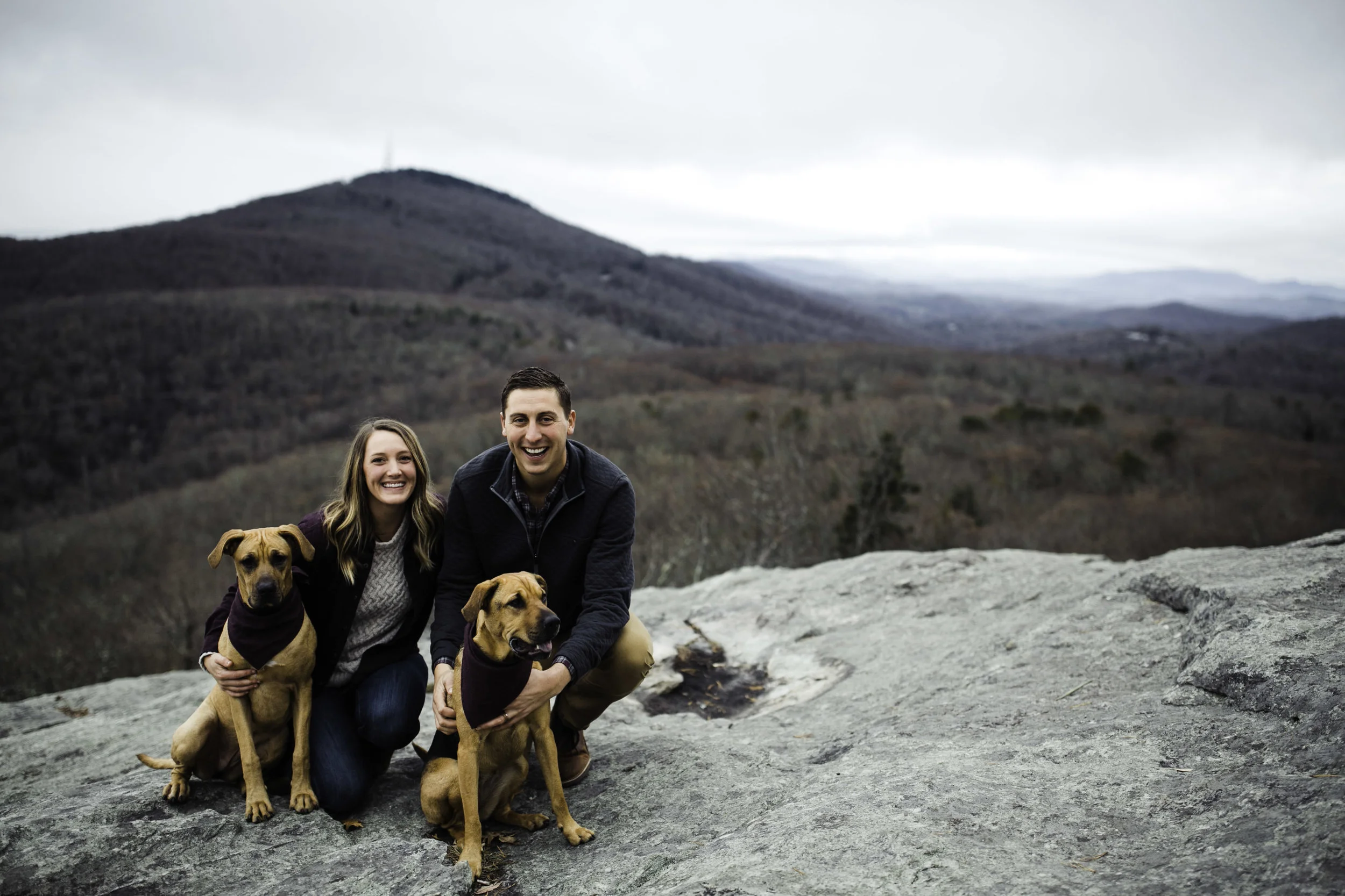Blue Ridge Parkway, adventure session, couples session, anniversary, intimate, dogs, West Virginia wedding photographer, Charleston West Virginia wedding photographer, Asheville, Boone, North Carolina, mountains, fine art photography, artistic photography, hiking photography, outdoor adventure 