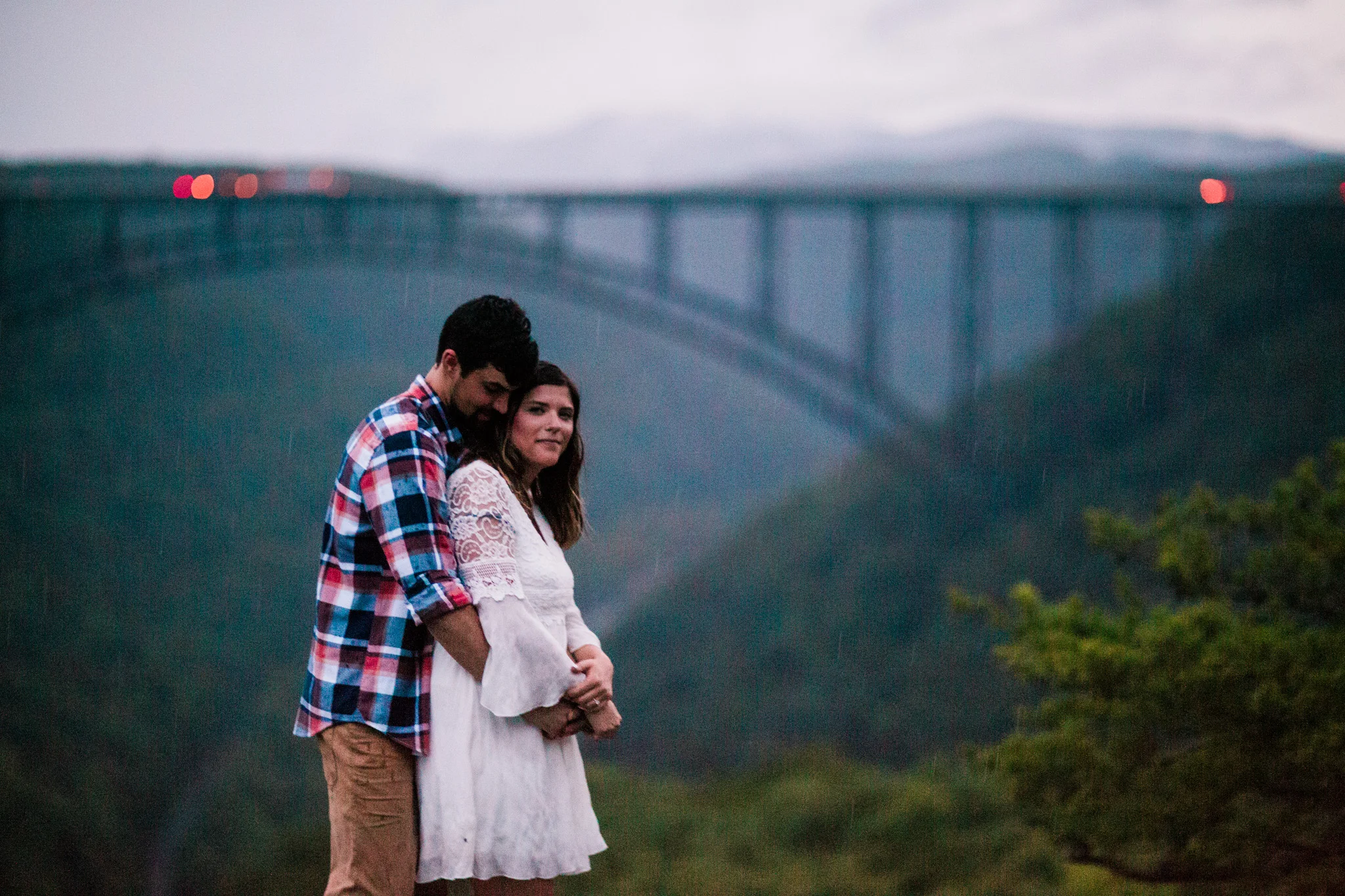 A rainy, adventurous engagement session in the New River Gorge, WV. We started out in Glade Creek with some river and swimming hole shots and then went up to Long Point for a few very quick shots before the storm hit. Interested in your own New River Gorge adventure session? Get in touch! 