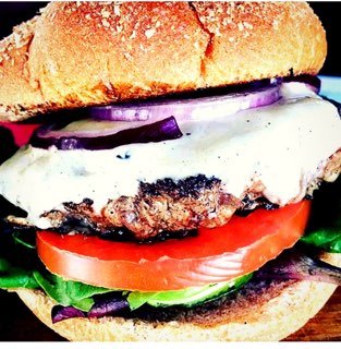 Turkey Swiss Burger