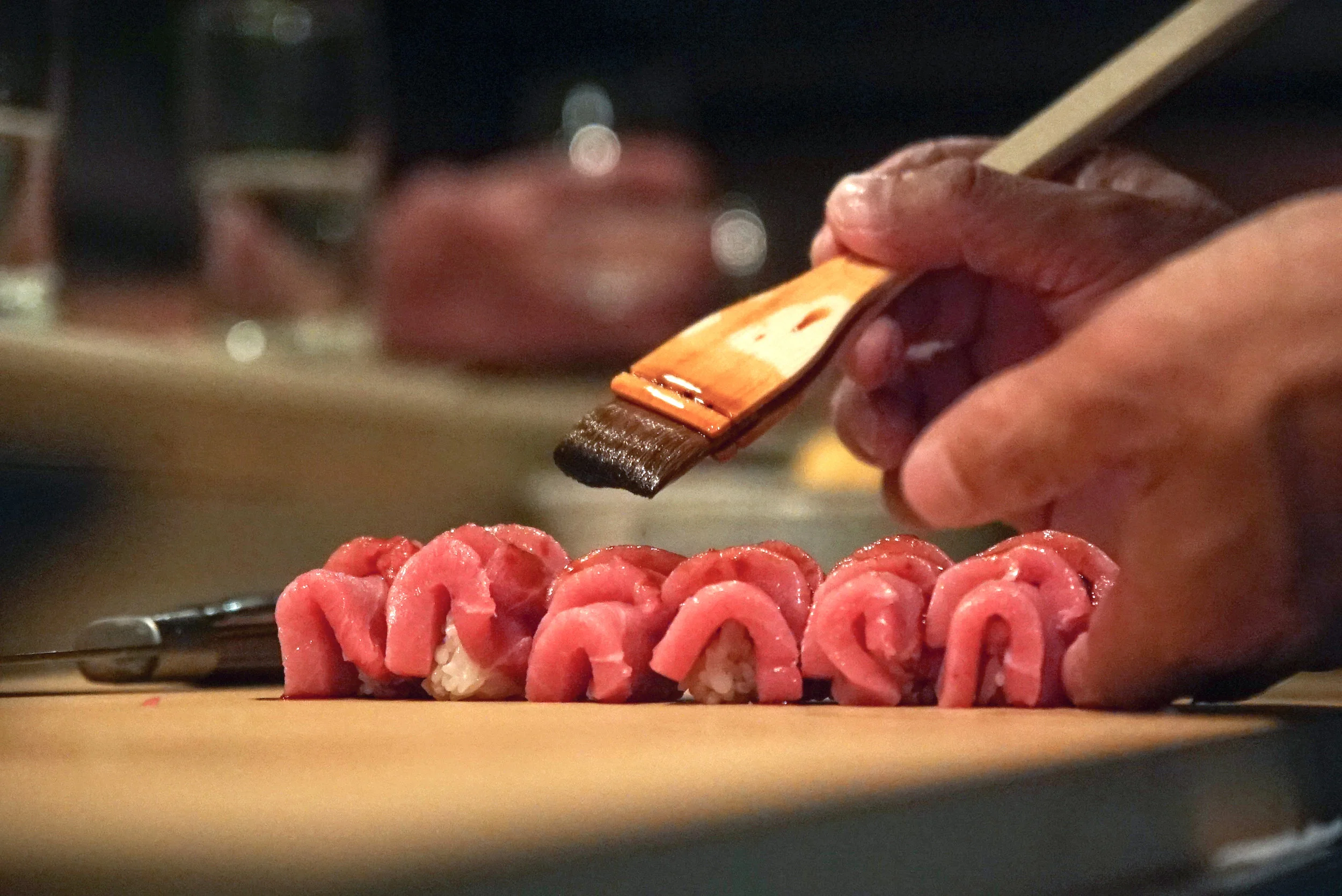 Sushi Otoro tuna NYC