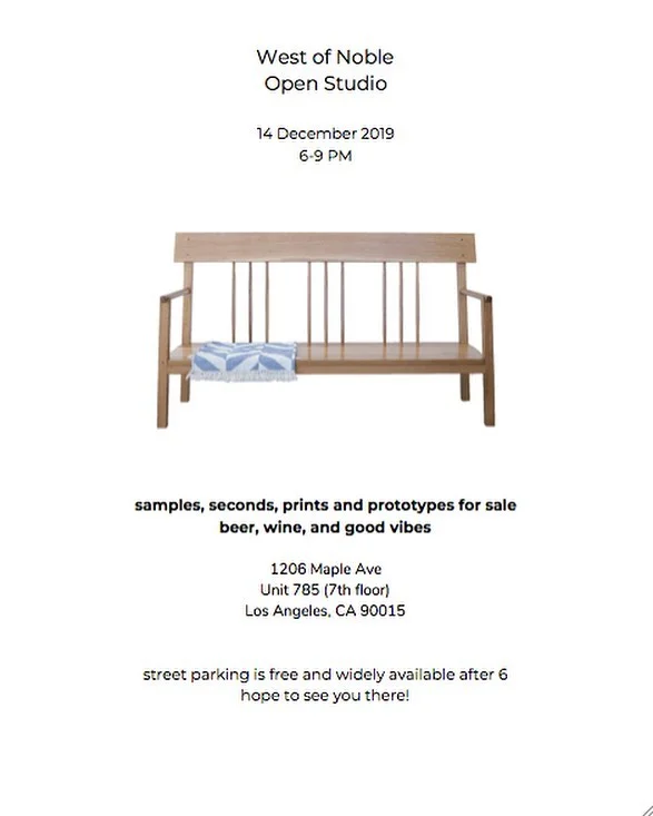 this Saturday open studio ~ there will be beer from @eaglerockbrew , sonic transmissions curated by @wescantdress of @thisisgoodmood , and a massive table taking up half the studio • come if you can!
#bendixbuilding #openstudio #interiordesign