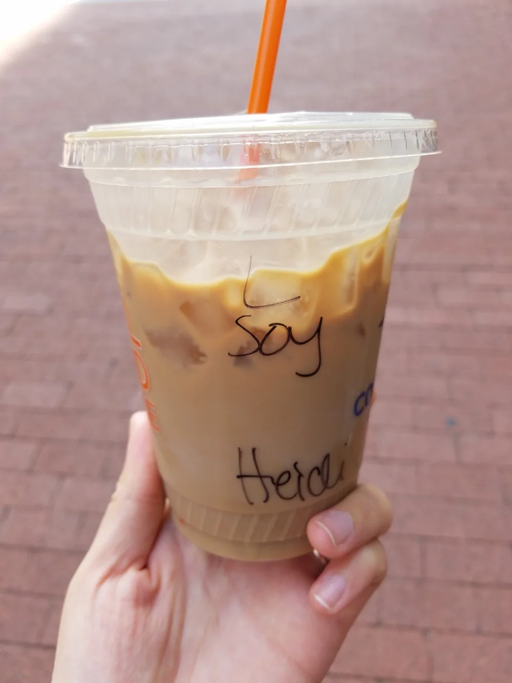 My Compass Coffee soy latte from a coffee break earlier this week.