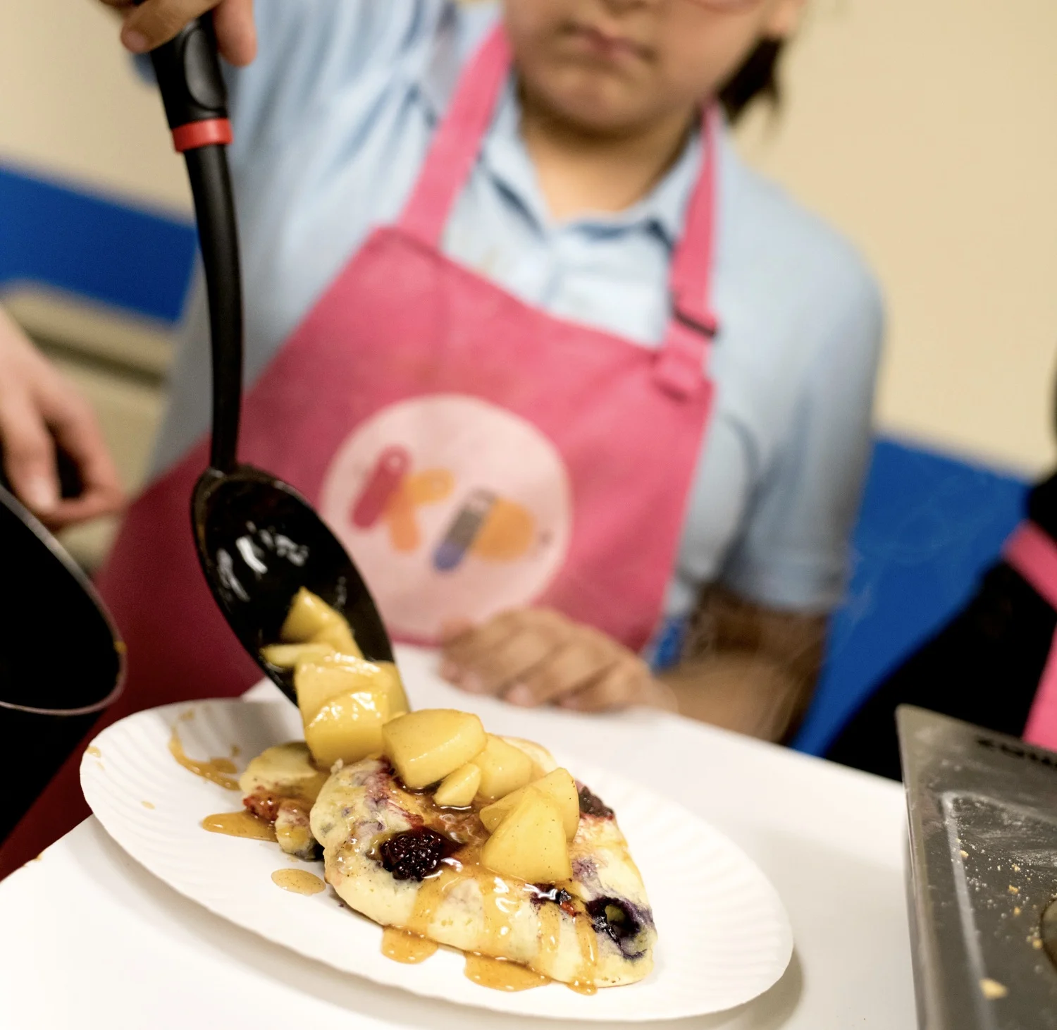 Pancakes with Fruit Compote