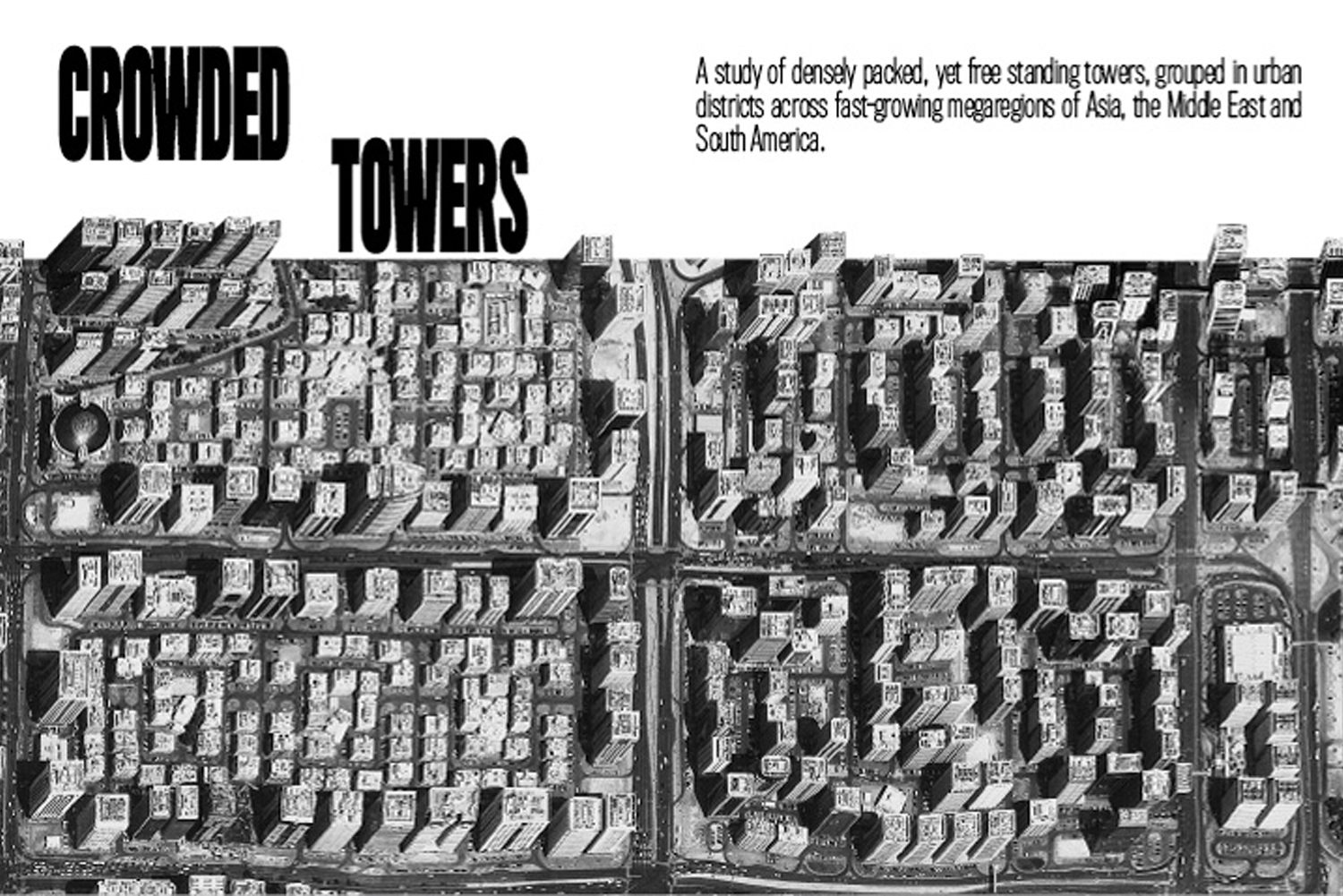 crowded towers