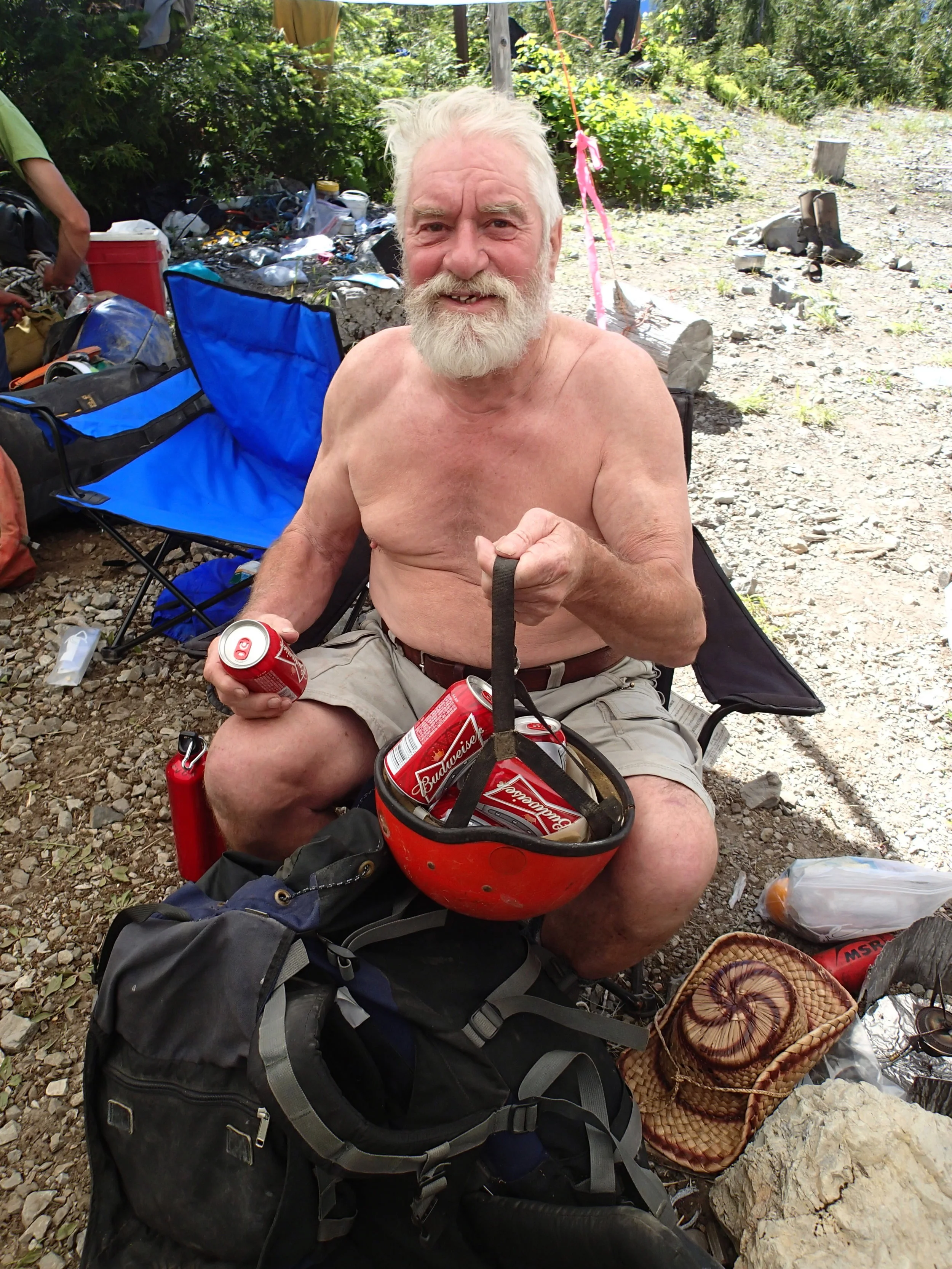 Historic canadian cave diver Tich Morris offers beer and amazing stories of near death diving exploration in BC.