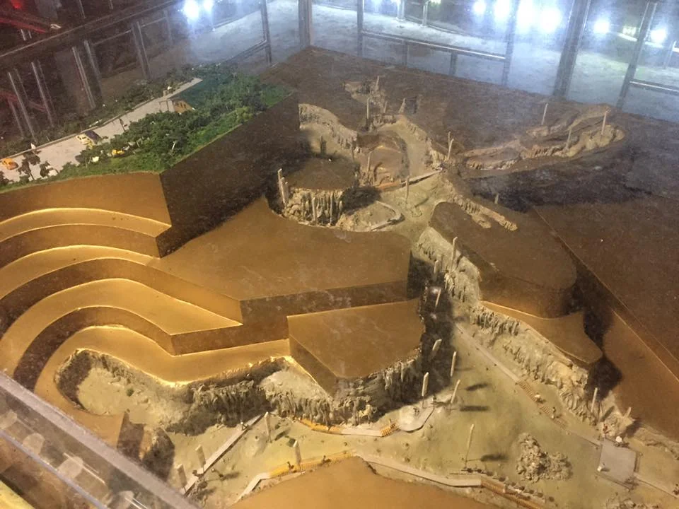 They had a pretty cool 3D map of the cave! 