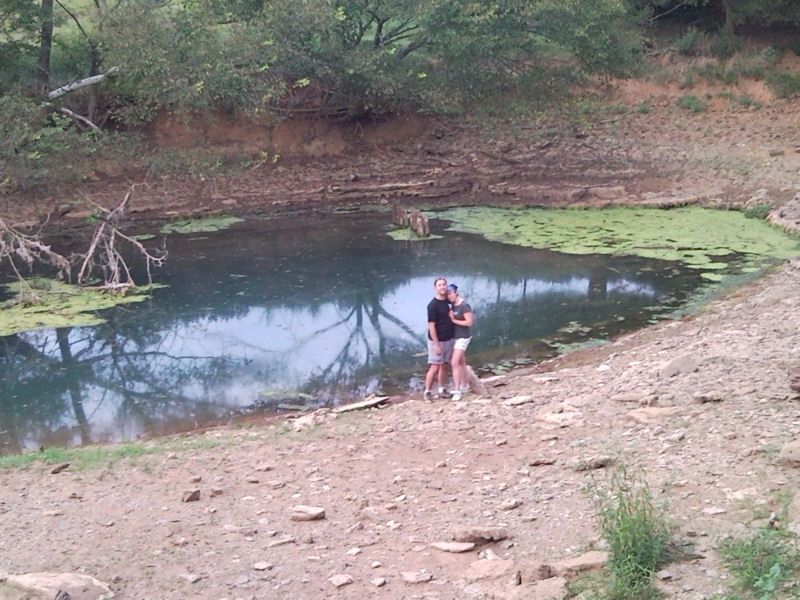 Jason and Chrissy at Cow Crap in good conditions!
