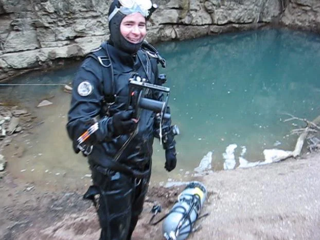 Jason, after a successful dive in the downstream side of the system.