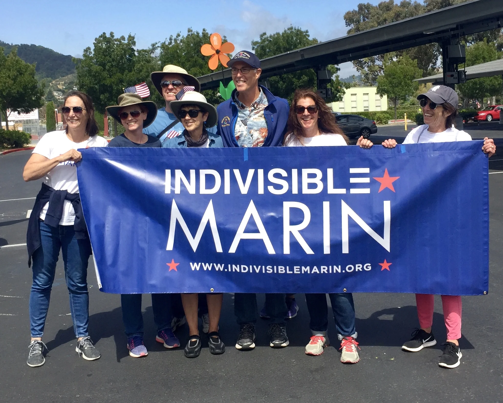 Walk with Indivisible Marin and Congressman Huffman in the Corte Madera 4th of July Parade!