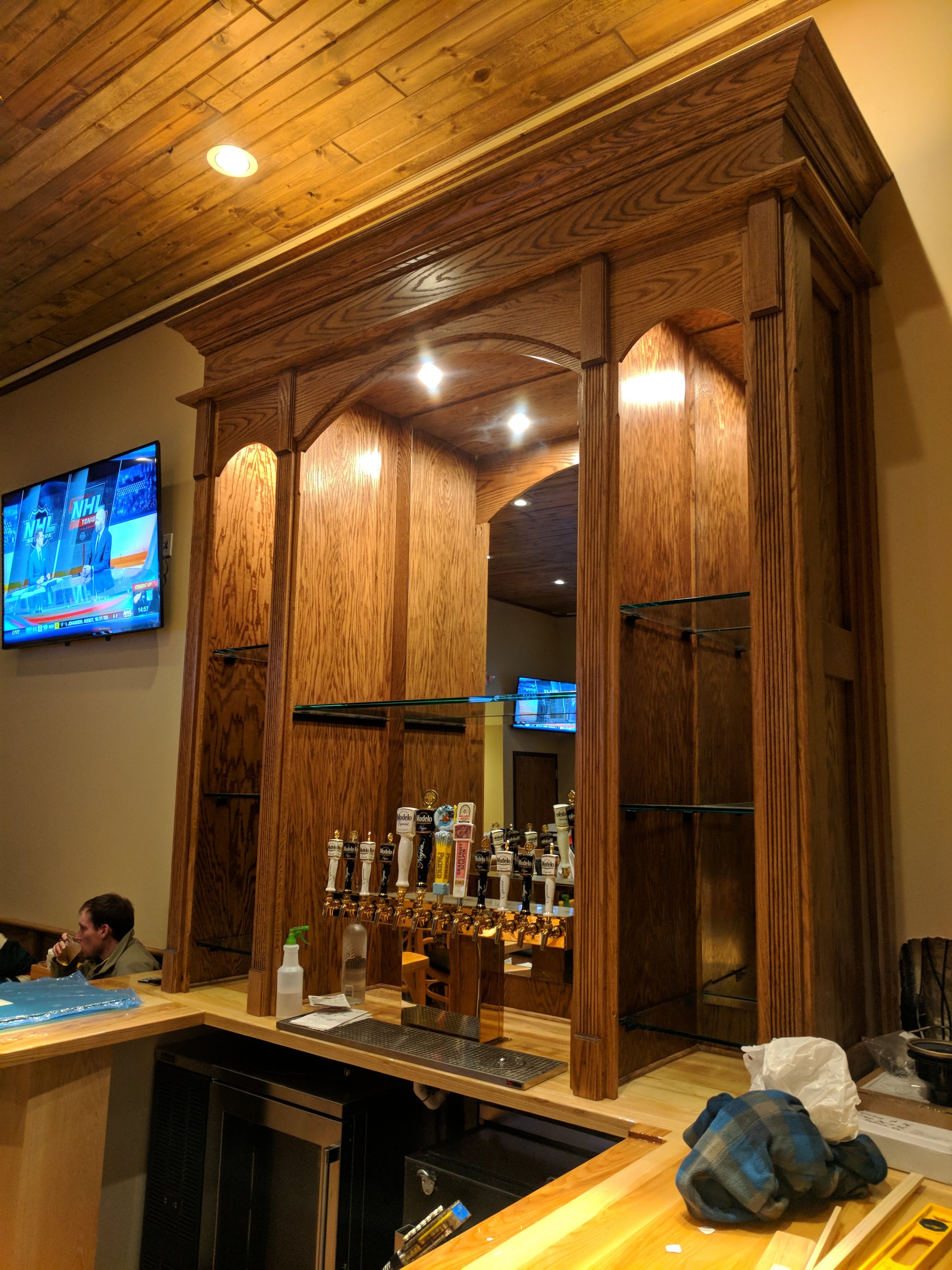 Back Bar Cabinet