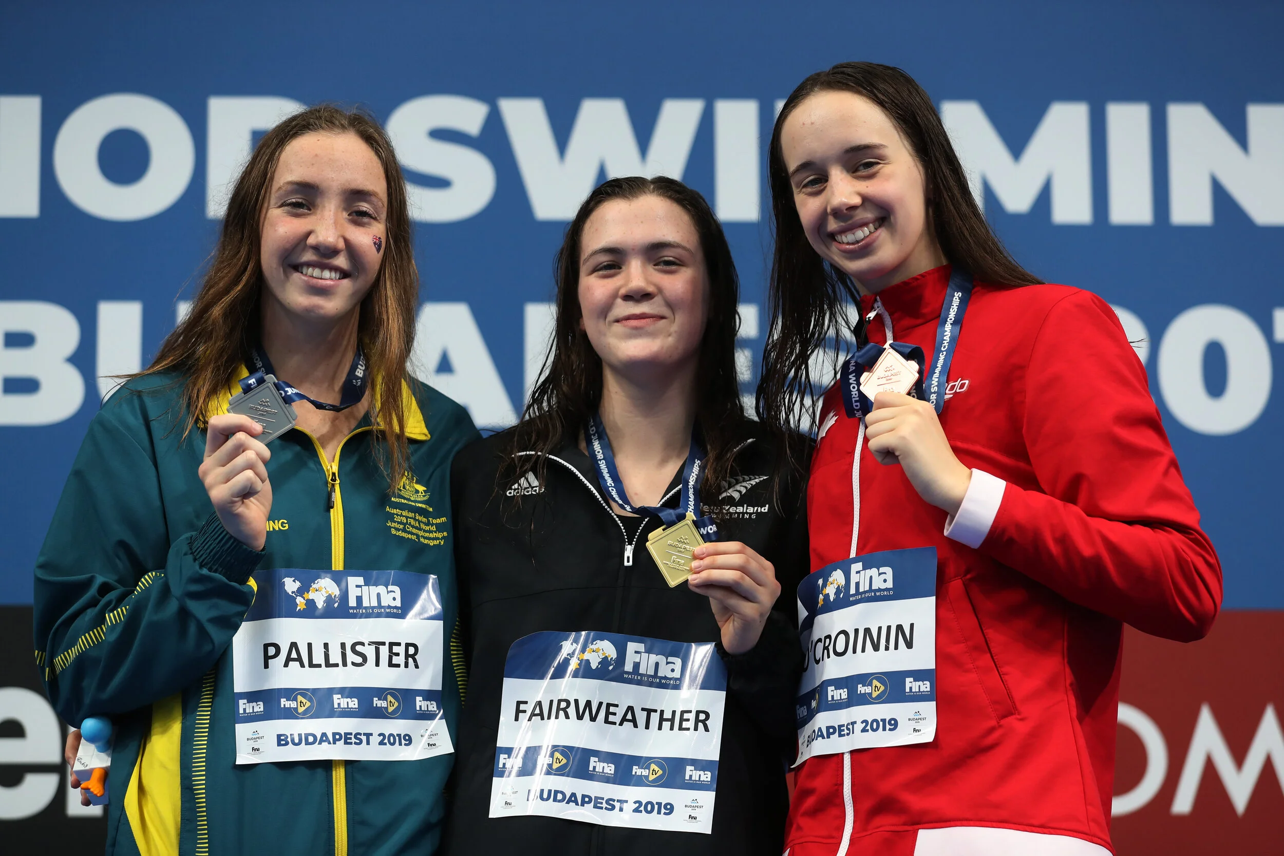   Erika Fairweather  2019 FINA Junior World Championships in Budapest, Hungary. 