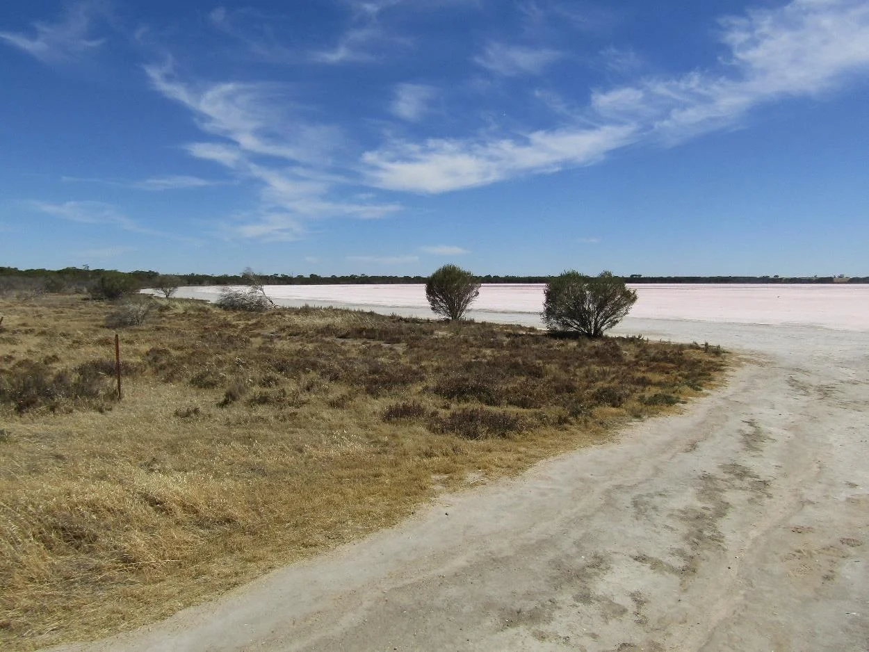 Pink Lake (not very pink this afternoon!)