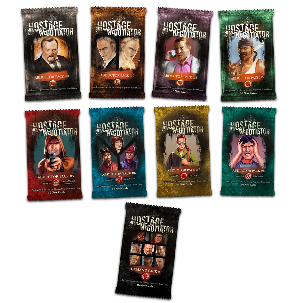 Note: Hostage Negotiator or Hostage Negotiator: Crime Wave is required to play the contents of these expansion packs.