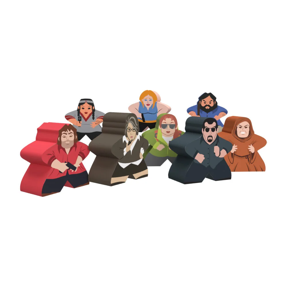 Hostage Negotiator Meeple Set 2 Van Ryder Games