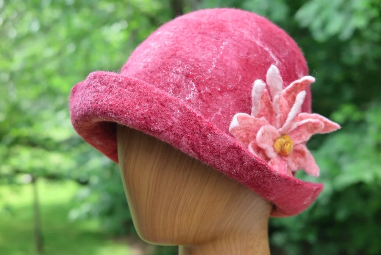 wet felting hats