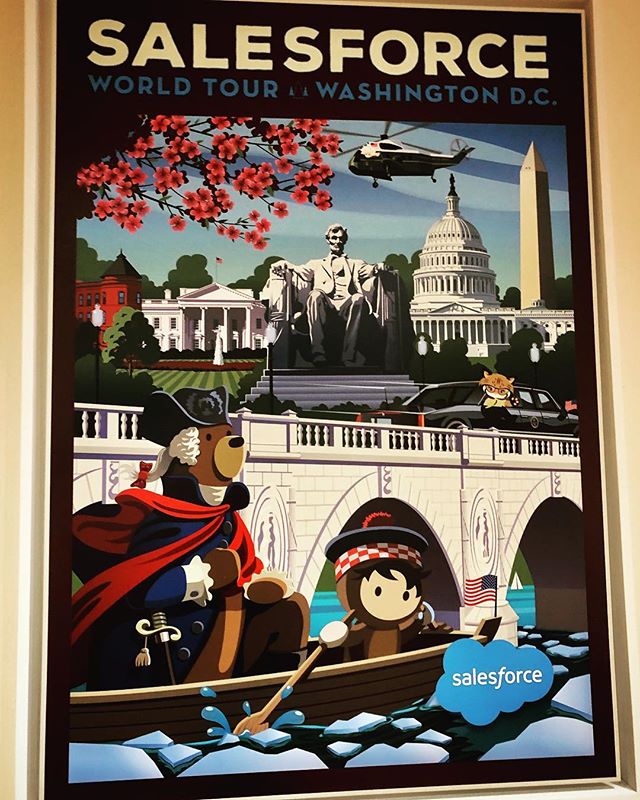 Spring field trip to the @salesforce gov campground in Reston! 😎🌸👨🏼&zwj;💻💙💪🏛🇺🇸 #SalesforceGov #FutureGov #DigitalTransformation