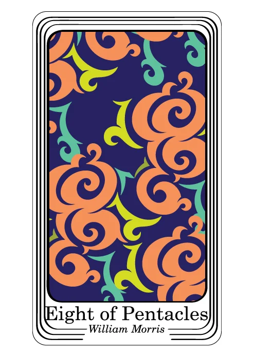 Eight of Pentacles: William Morris