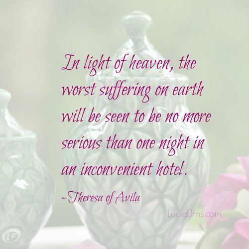 Healing Quotes Lucia Urns