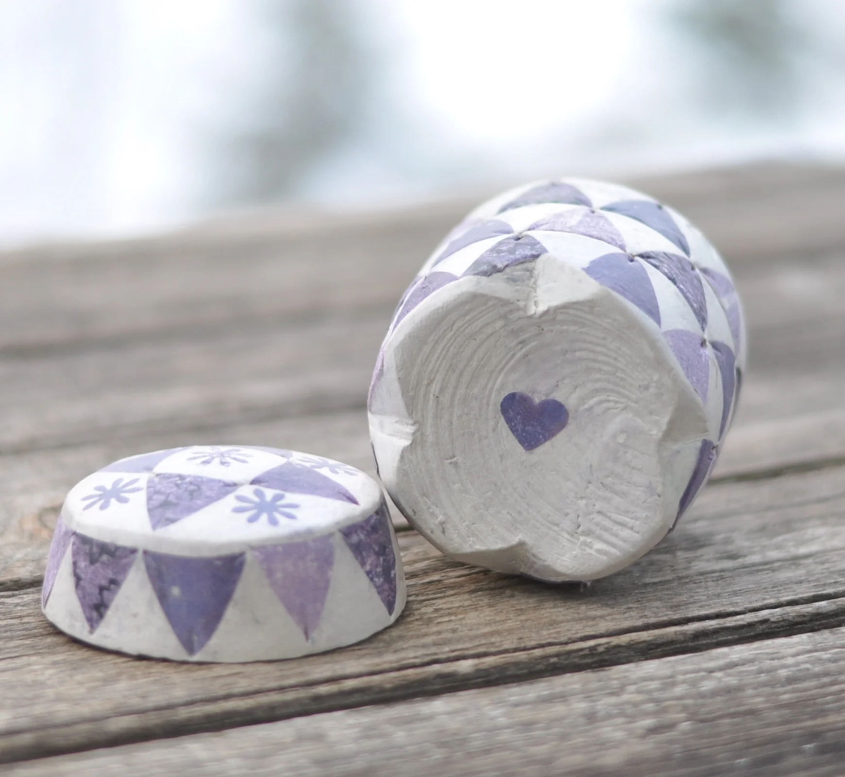 purple quilt biodegradable urn bottom Lucy Fagella.jpg