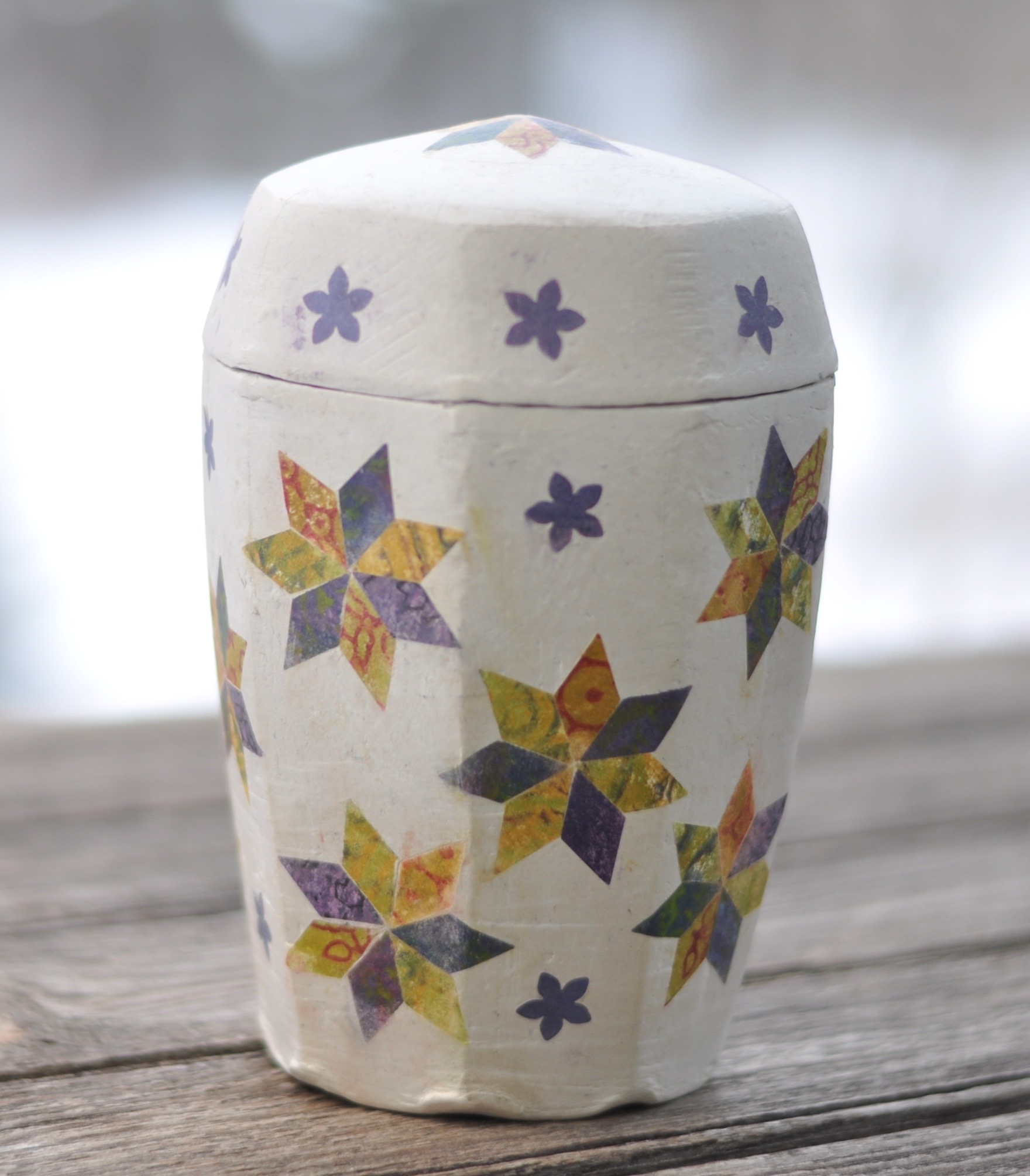 Quilted Stars biodegradable urn Lucy Fagella.jpg