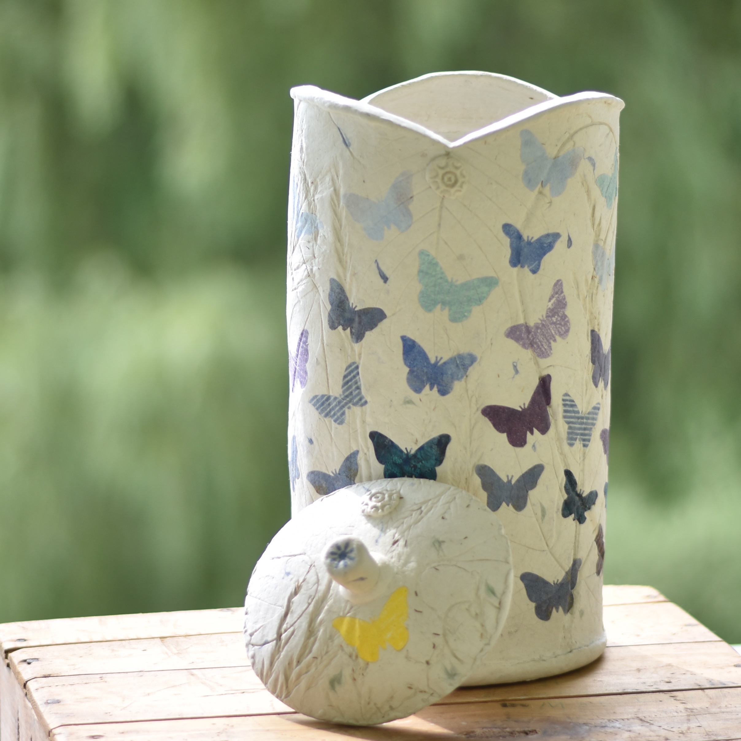 Biodegradable Butterfly Urn Detail Luciaurns.com.jpg