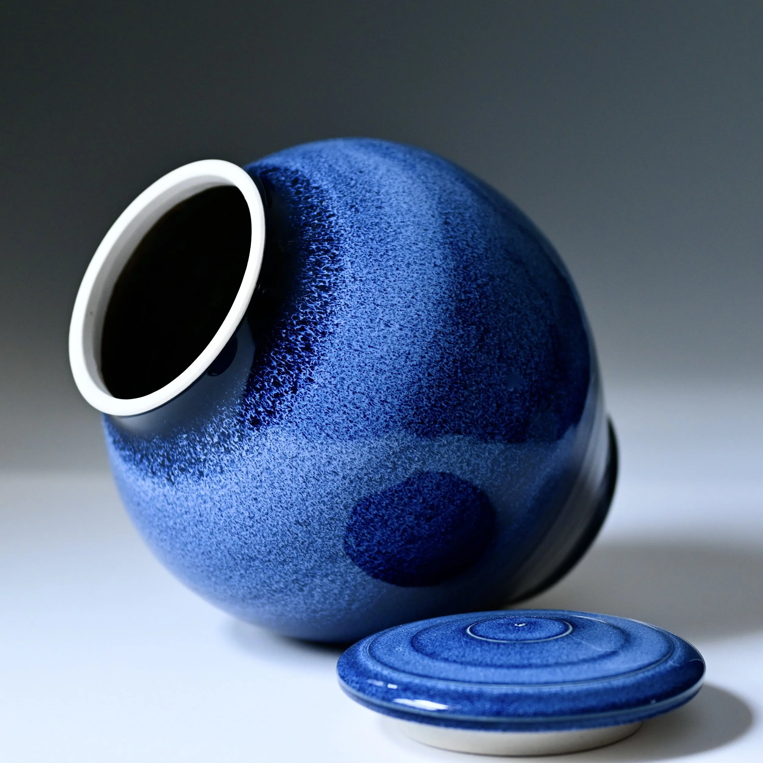 Blue Galxy Urn Detail LuciaUrns.com.JPG