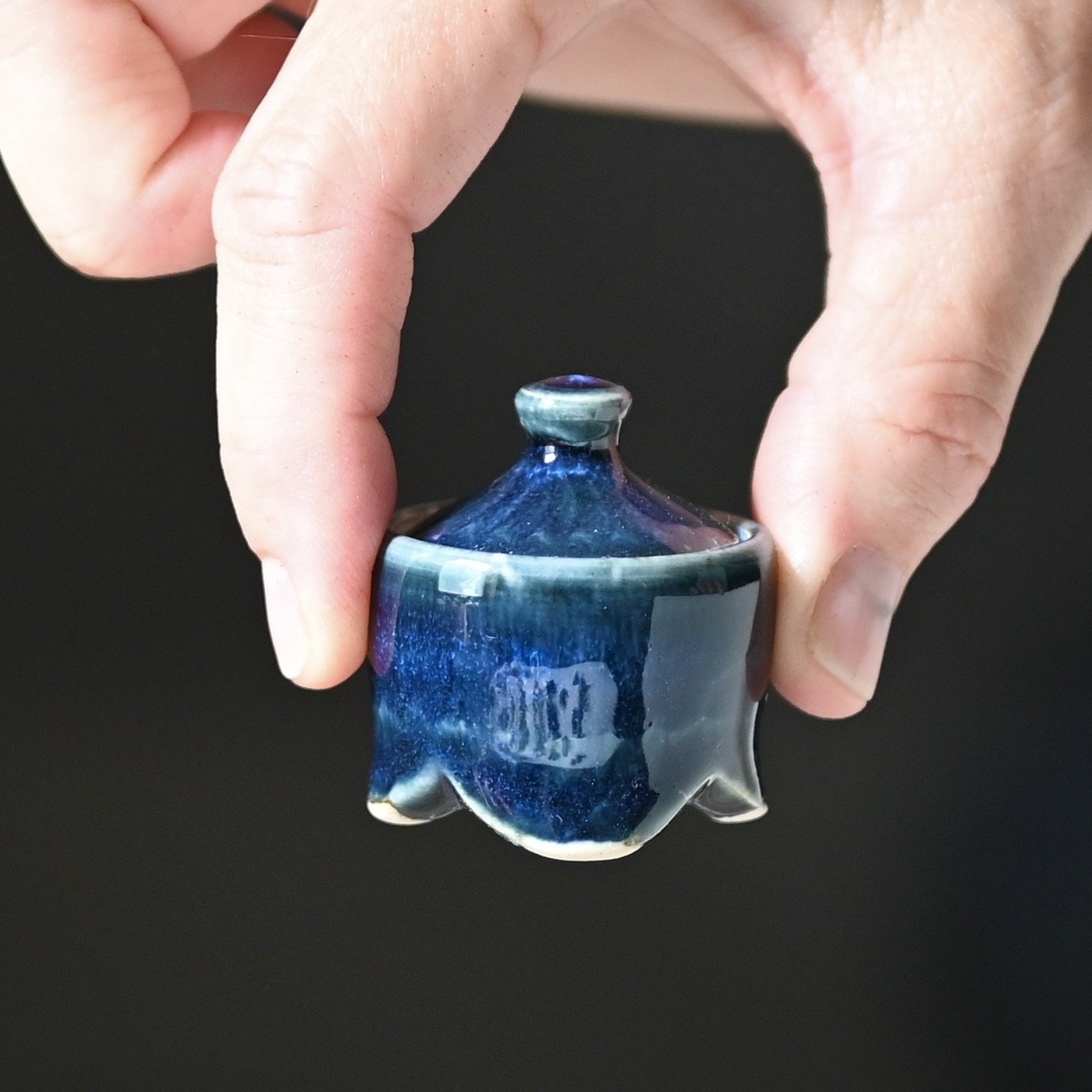 teeny urn blue LuciaUrns.com.JPG
