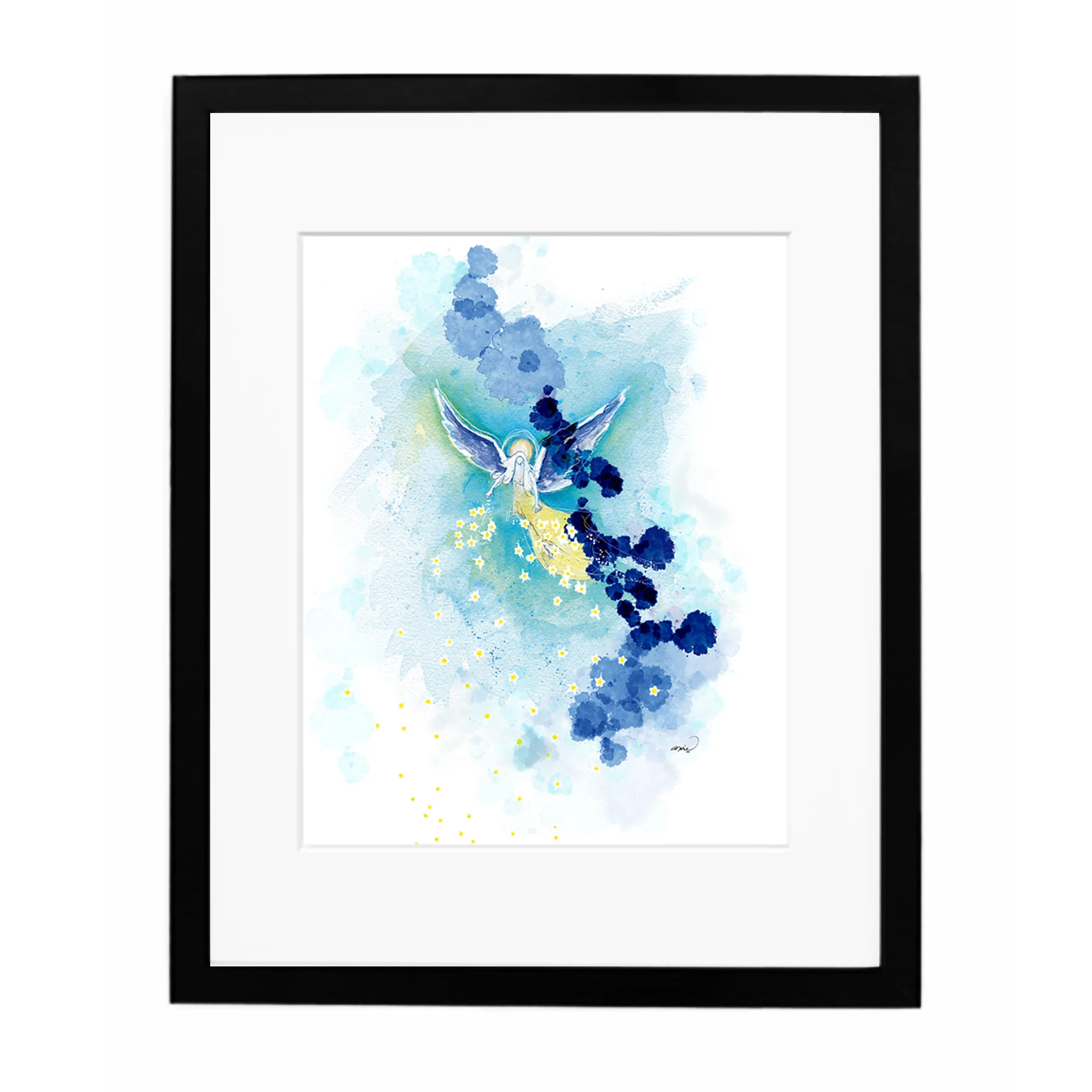 Black gallery frame/mat