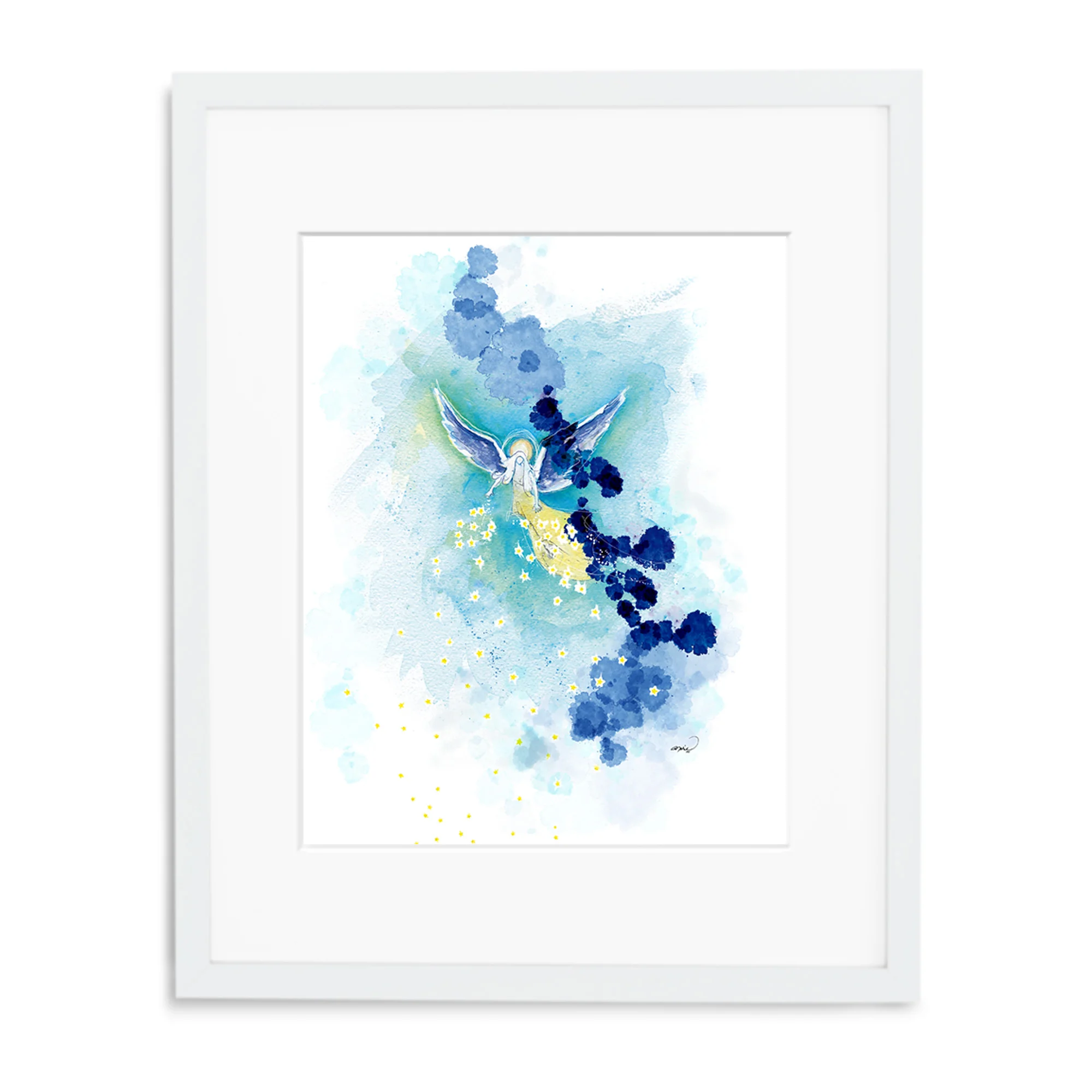 White gallery frame/mat